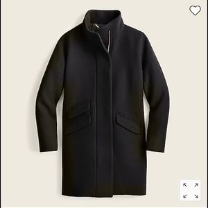 COPY - MUST SELL THIS WEEK NWT J Crew Black Cocoon Coat Sz 0